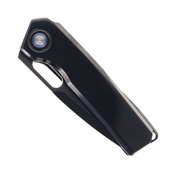 Vanguard Breaker Pocket Knife Semi-Mirror Black DLC Titanium Handle Semi-Mirror M390 Blade