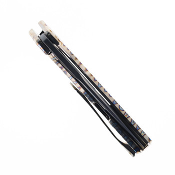 Vanguard Breaker Pocket Knife Flame Titanium  Handle M390 Blade