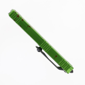 Microtech OTF Automatic Ultratech Gen IV M390 Stonewash Blade Zombie Aluminum Handle 11214-10Z