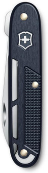 Victorinox ONEFOLD Folding Knife Blue Alox Handle Plain Edge 0.8006.22