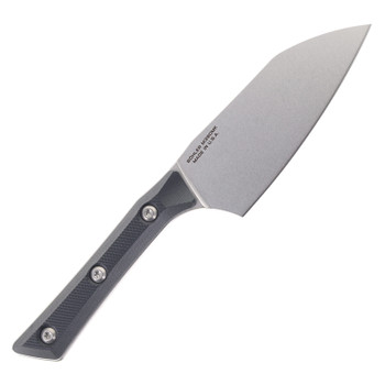 Microtech 4.2" Santoku Kitchen Knife Stonewash M390MK Blade Standard Black G-10 3300-10BK