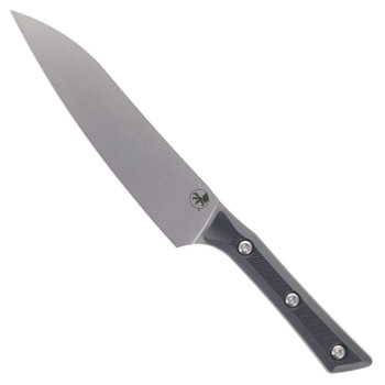Microtech 6" Utility Knife M390MK Stonewash Blade Black G-10 Handle 3400-10BK
