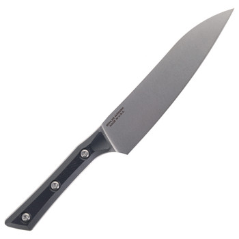 Microtech 6" Utility Knife M390MK Stonewash Blade Black G-10 Handle 3400-10BK