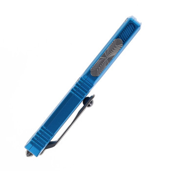 Microtech Ultratech Gen IV Automatic OTF Blue Aluminum Handle Stonewash M390MK Blade 11214-10BL