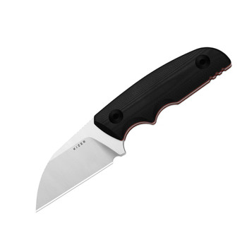 Kizer Snick Fixed Blade Knife Black G10 Handle AEB-L Sheepsfoot