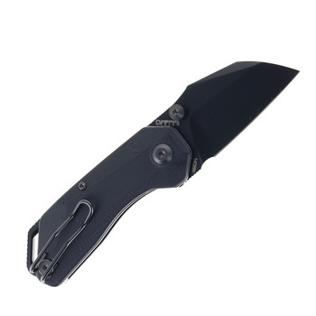 Ketuo Thorn V2 Folding Knife Black G10 Handle 14C28N Plain Edge PVD Finish