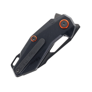 Ketuo Thorn V2 Folding Knife Black G10 Handle 14C28N Plain Edge PVD Finish