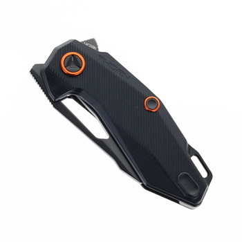 Ketuo Thorn V2 Folding Knife Black G10 Handle 14C28N Plain Edge PVD Finish