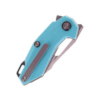 Ketuo Thorn V2 Folding Knife Green G10 Handle 14C28N Plain Edge Satin Finish