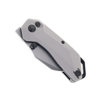 Ketuo Rhapsody V2 Folding Knife Gray G10 Handle 14C28N Plain Edge Satin Finish KT-RHAPSODY-GY/S