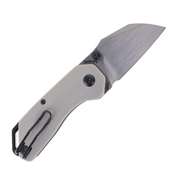 Ketuo Rhapsody V2 Folding Knife Gray G10 Handle 14C28N Plain Edge Satin Finish KT-RHAPSODY-GY/S
