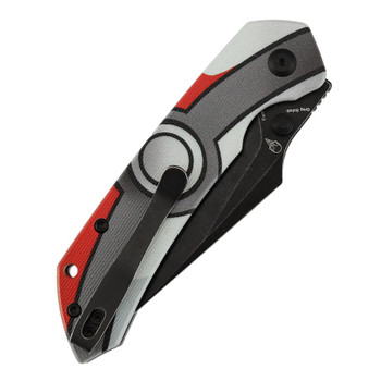 Tenable Fenrir Folding Knife Jade G10/Pocket Monster Handle D2 Harpoon Plain Edge Blackwash Finish B1034H16