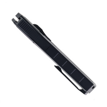 Remette Swordfish Folding Knife Black Aluminum Handle S35VN Clip Point Black Titanium Coated Stonewash Finish ZL103D14