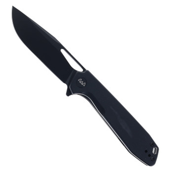 WIXCO Ragnar Folding Knife Black G10 Handle 14C28N Plain Black