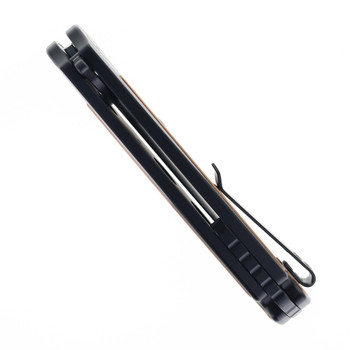 WIXCO Scort Folding Knife Black Aluminum/Steel Handle 14C28N Plain Black Blade WX14-C