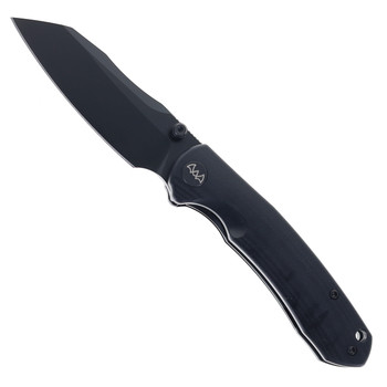 WIXCO Axor Folding Knife Black G10 Handle 14C28N Plain Black Blade