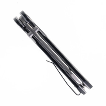 WIXCO Axor Folding Knife Black G10 Handle 14C28N Plain Edge Stonewash Finish WX15-B