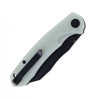 WIXCO Knives Folding Knife White G10 Handle 14C28N Plain Edge Stonewash Finish WX15-D