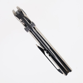 SixLeaf Folding Knife Sand Titanium/Shell Handle RWL34+VG10 Plain Edge SL-87