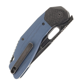 Ketuo Yakuza  Folding Knife Blue G10 Handle Black Stonewashed 14c28n Blade Steel  Blade Yakuza-G10-B/SW