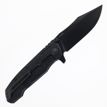Reate 9D-V2 Folding Knife Black Titanium Handle Black DLC 54CM Blade