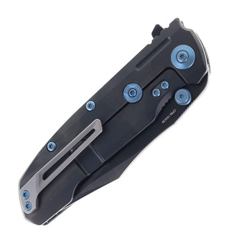 Reate 9D-V2 Folding Knife Fat Carbon White Storm & DLC Titanium Handle DLC 154CM Blade