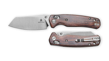 Bestechman Cicada's Wing Folding Knife Natural Desert Ironwood