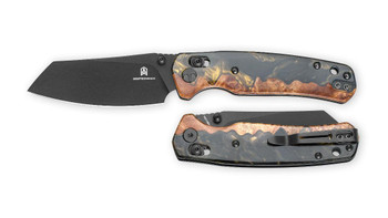 Bestechman Cicada's Wing Folding Knife Black/Gold/Natural