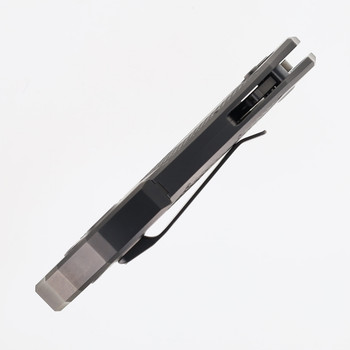 KB Knives Tactical Toucan Folding Knife Sandblast Titanium Handle 20CV Karambit Plain Edge Darkwash Finish KB463A