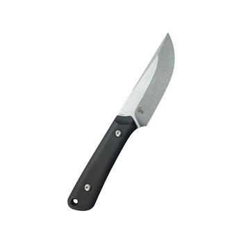 Kubey Thorn Fixed Blade Knife Black G10 Handle 14C28N Drop Point Plain Edge Beadblast Finish KU413A
