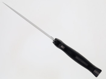 Kunwu Stiffy G Fixed Blade Knife Black Micarta Handle ASSAB 88 Plain Edge Black DLC Finish F712-BK-4