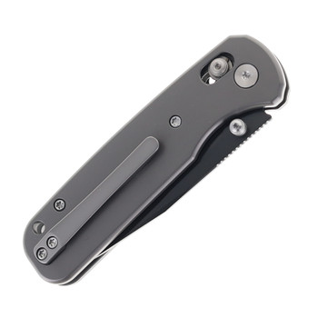 Miguron Katou Folding Knife Black  Titanium Handle Black PVD M390 Blade MGR630ADG