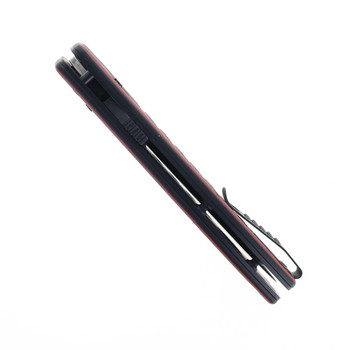 HK Heckler & Koch Ballista XL Automatic Knife Red/Black G10 Handle Part Serrated S30V Blade 54540