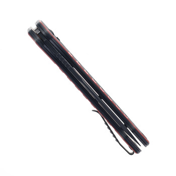 HK Heckler & Koch Ballista XL Automatic Knife Red/Black G10 Handle Part Serrated S30V Blade 54540