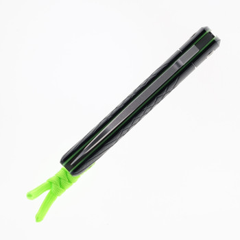 Jack Wolf Ultralight Series Timber Folding Knife Black G10 Jack Cross Hatch 2 Handle 154CM Plain Edge TIMBE-01-G10-BLK-CH2