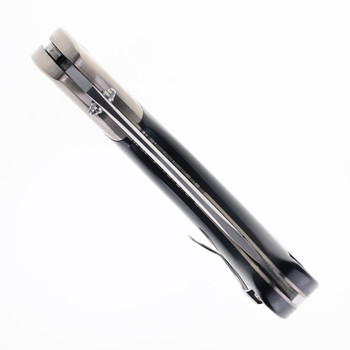 (From Lynn Tompson's Personal Collection) Cold Steel Folding Knife Black Sable  San Mai Steel  60BS