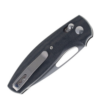 Three Rivers Bulldog Rev. B Riverlock Folding Knife MagnaCut Blade Black Sand Micarta 3D Contoured Hnadle DLR-BD-REVB-3-SAND/BLK