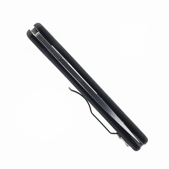 Spyderco Shaman Folding Knife Black FRN Handle BD1N Serrated Edge C229SBK