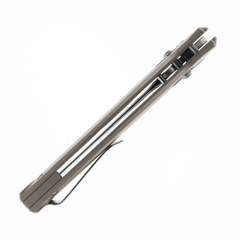 Bestech Noctar Folding Knife Tan G10 Handle 14C28N Drop Point Plain Edge Satin Finish BG66C