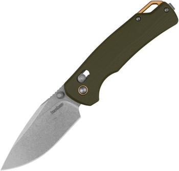 Kershaw Proximal DuraLock Folding Knife Green G10 Handle Stonewash