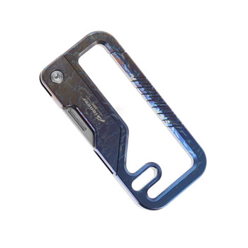 TwoSun Mini Utility Knife Multi-Tool Keychain M390 Color Titanium Body TS497-Color