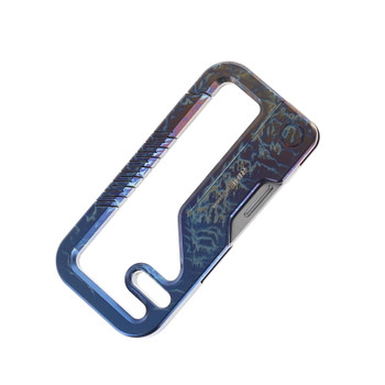 TwoSun Mini Utility Knife Multi-Tool Keychain M390 Color Titanium Body TS497-Color