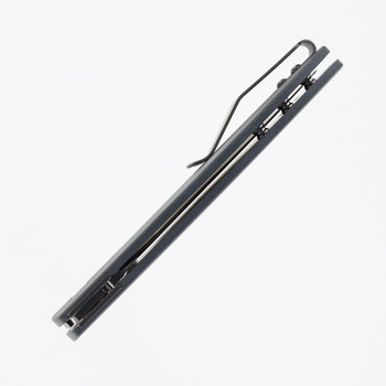 Three Rivers ATOM Linerlock Folding Knife Slate Gray G10 Handle MagnaCut Plain Edge DLR-ATM-G10-3D-Slate