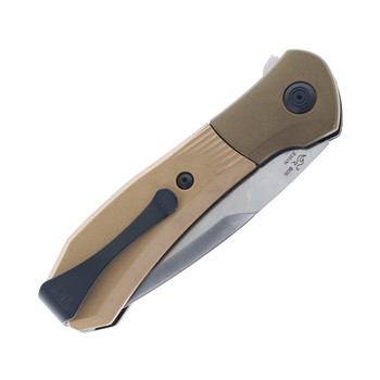 Buck Paradigm Folding Knife Brown G10 Handle S35VN Drop Point Plain Edge Satin Finish 0590BRS