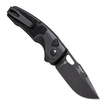 Hogue Knives Sig Automatic Knife Black GFN Handle Magnacut Clip Point Plain Black Blade 16330