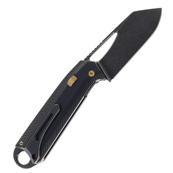 Ketuo Ventr 4 Folding Knife Black Titanium Handle Satin M390 Blade Ventr V4 BK/S
