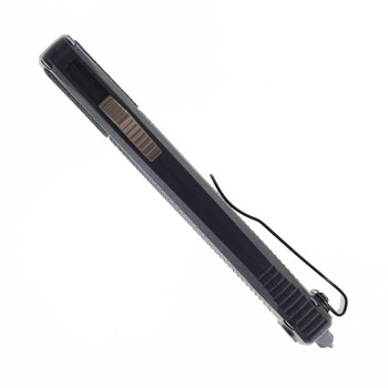 (Used) Benchmade Shootout OTF Auto Knife Black Polymer Handle CPM-CruWear Tanto Flat Earth PVD Blade 5370FE