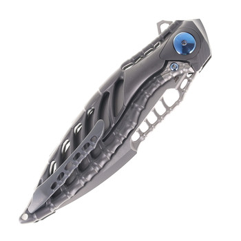 Rike Knife Thor 6 Plus Dark Gray Titanium Handle Folding Knife M390 Blade Thor6-Plus/DG