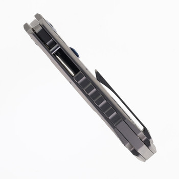 Remette RT-Cool Leopard Folding Knife Gray Titanium Handle M390 Blade RTKS-T