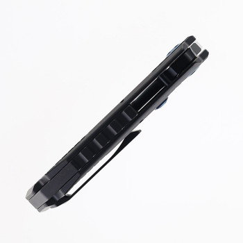 Remette RT-Cool Leopard Folding Knife Black Titanium Handle DLC M390 Blade RTKS-B